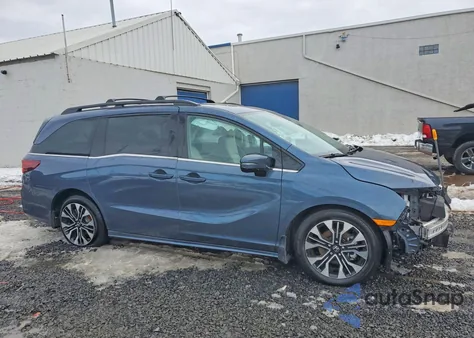2025 Honda Odyssey Elite from USA, damaged, VIN 5FNRL6H92SB043473